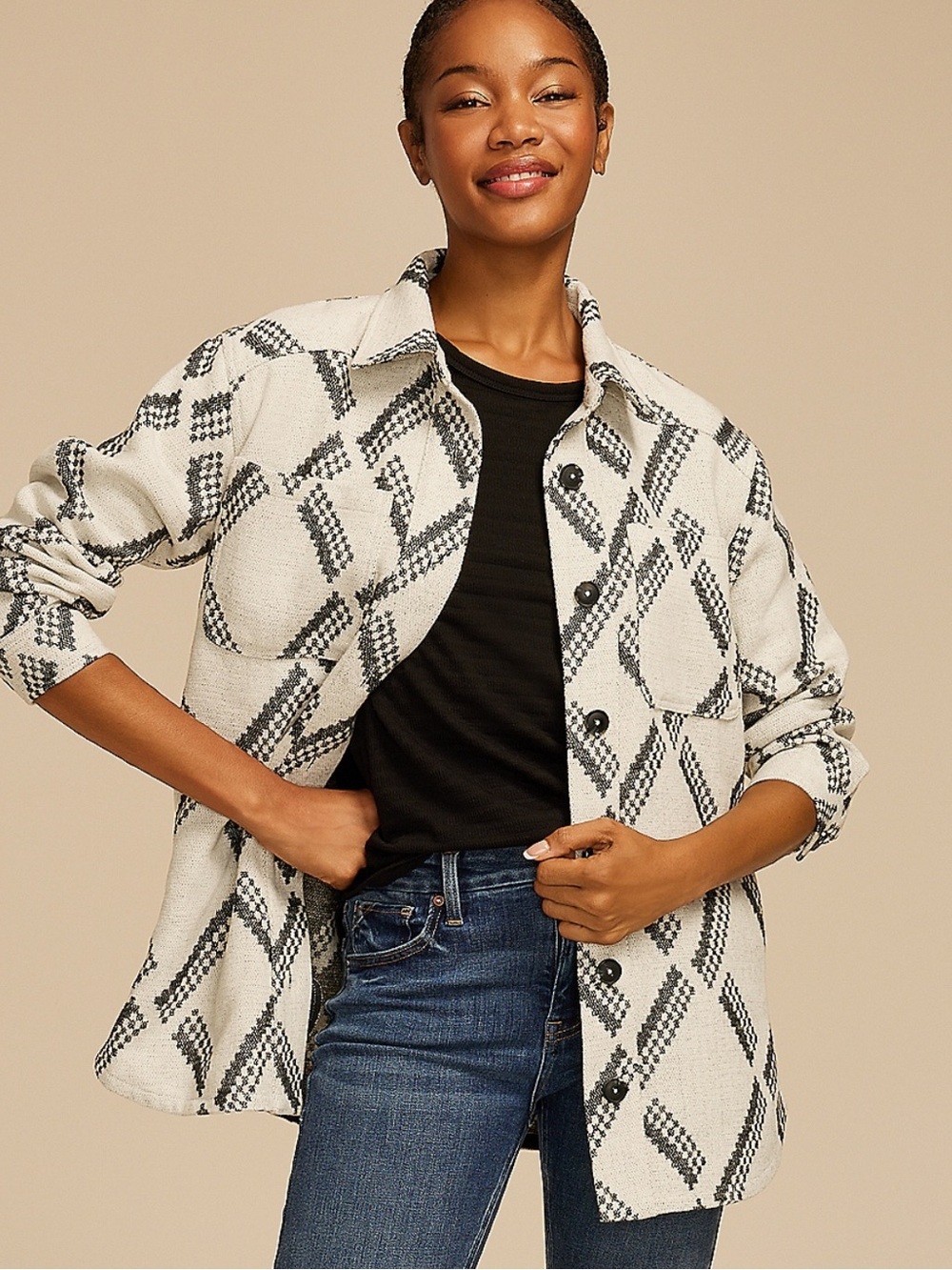 *NEW* Maurice’s Geo Geometric Print Shacket Shirt Jacket